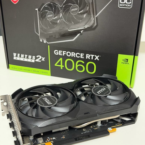 MSI RTX 4060 벤투스 2X 블랙 8GB OC 이미지