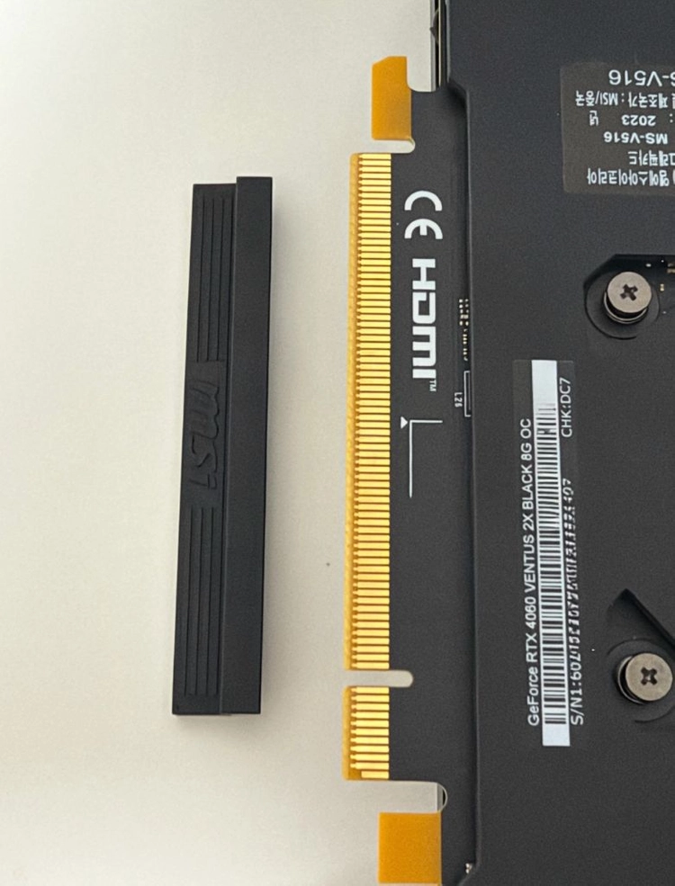 MSI RTX 4060 벤투스 2X 블랙 8GB OC 이미지