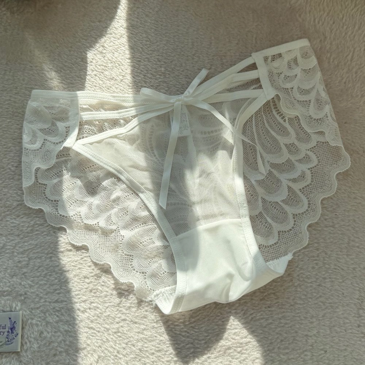 화이트 레이스 브라렛 세트 (75ab-80ab)여성속옷세트 브라팬티세트 이미지