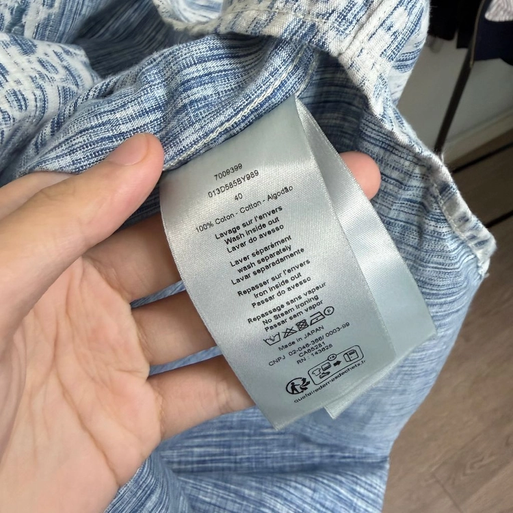 [40/S급] 디올 오블리크 카스리 데님 셔츠 자켓 이미지