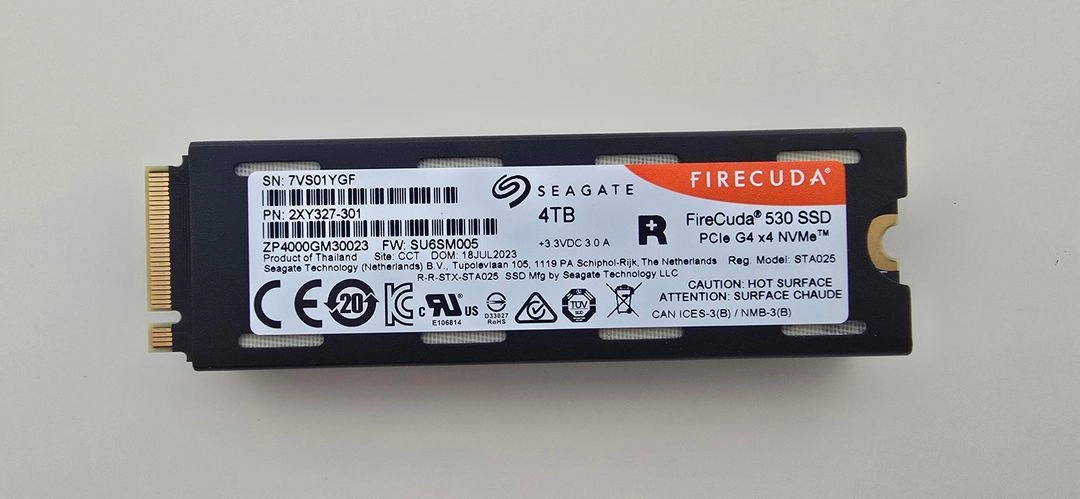Seagate FireCuda 530 4TB Heatsink / AS보증 28년 11월까지 / PS5 호환 이미지