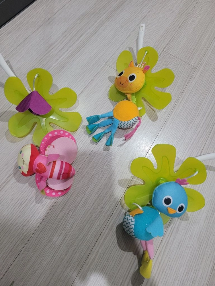 타이니러브 모빌 부품용 선택가능 거치대 볼트 막대 컬러 흑백 인형 이미지
