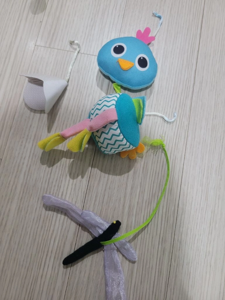 타이니러브 모빌 부품용 선택가능 거치대 볼트 막대 컬러 흑백 인형 이미지