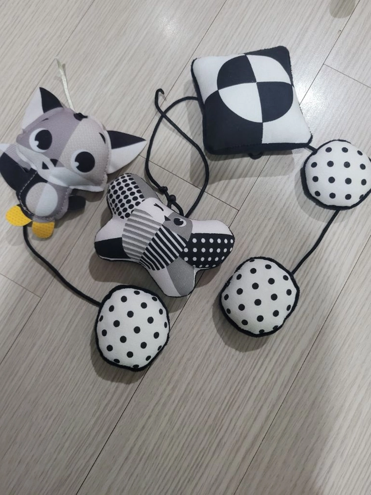 타이니러브 모빌 부품용 선택가능 거치대 볼트 막대 컬러 흑백 인형 이미지