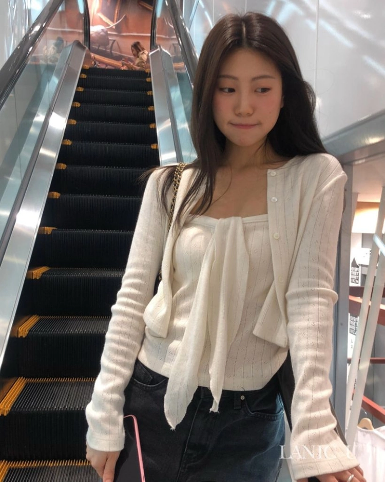 파운더스 투피스 나시 가디건 세트 이미지
