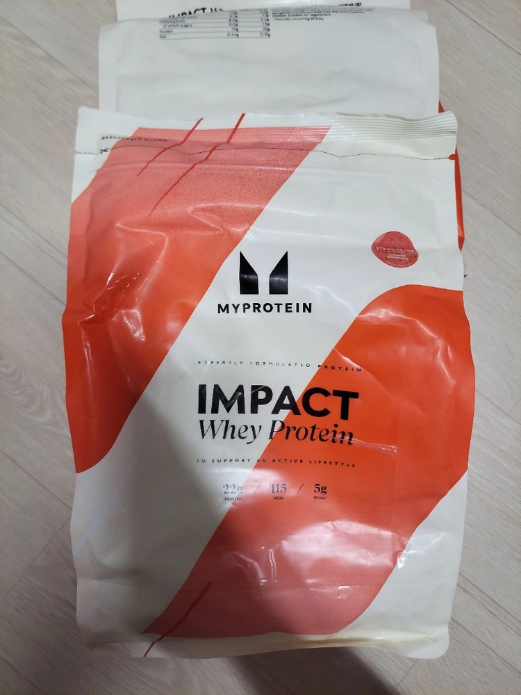 마이프로틴 임팩트 웨이 프로틴 마일드 스트로베리크림맛 1kg X 2개 - 안심되는 중고거래