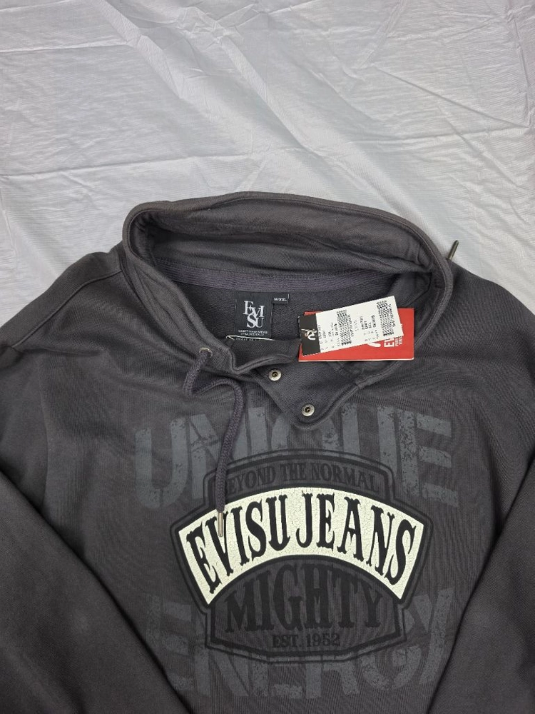 EVISU JEANS 그레이 맨투맨 XXL 이미지