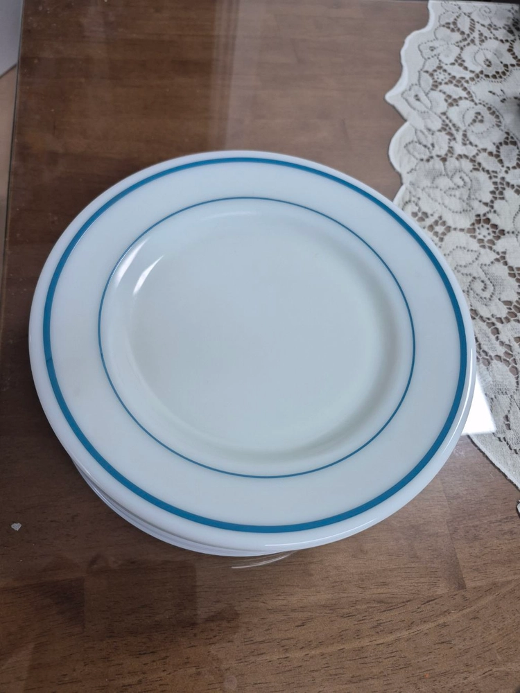 파이렉스 블루밴드 새거 접시 23cm 10 개 이미지