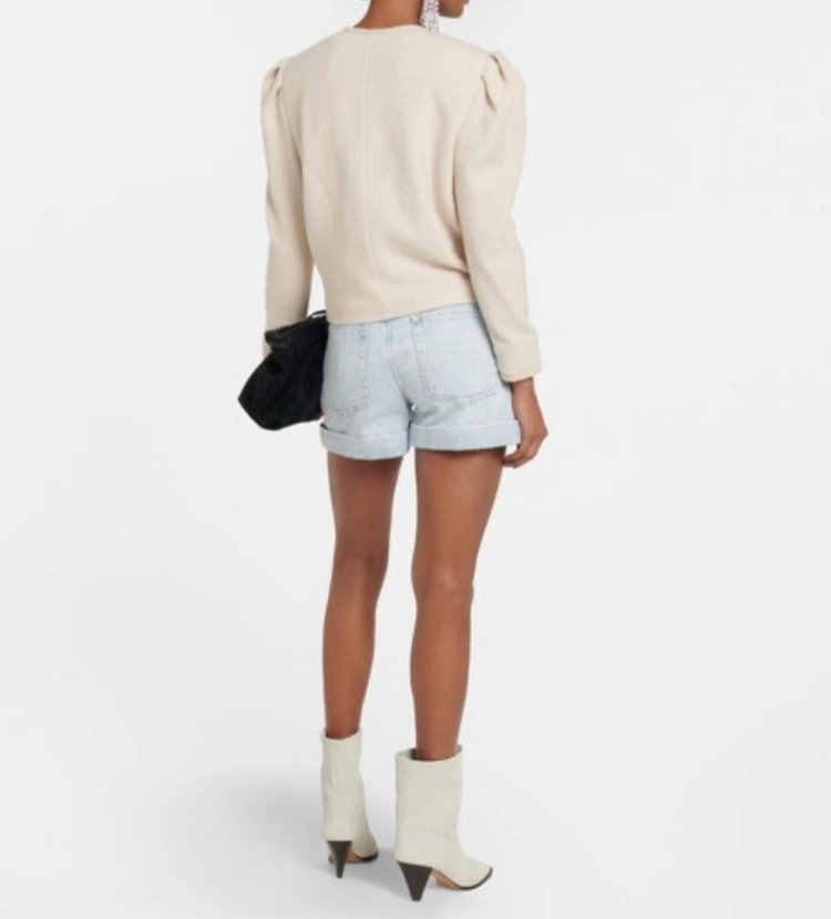 이자벨마랑 징기 플리츠 울 블랜드 자켓 이미지