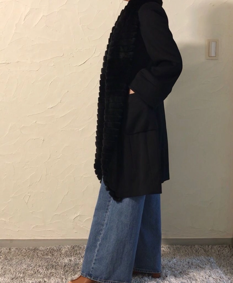 알마니 리얼모피 롱코트 이미지