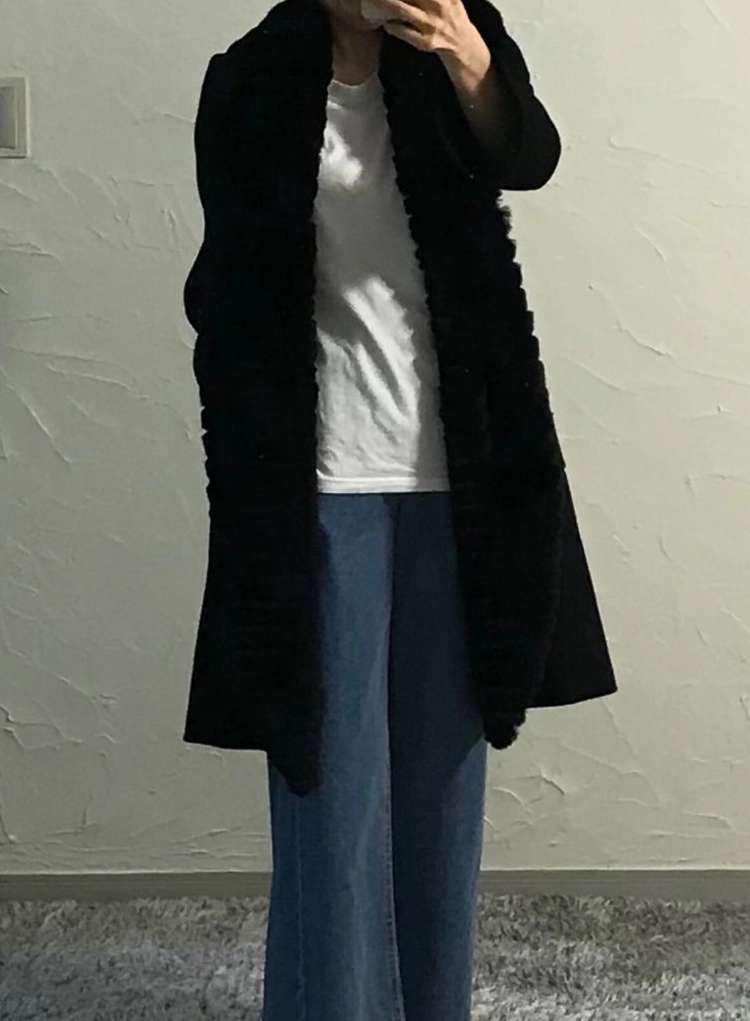알마니 리얼모피 롱코트 이미지