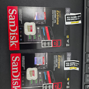 [새상품]샌디스크 마이크로 SD카드 익스트림256GB 2개 이미지