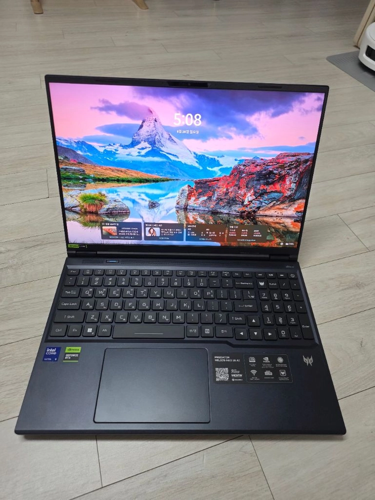 헬리오스 네오 16 ai 275hx 5070ti 게이밍노트북 이미지