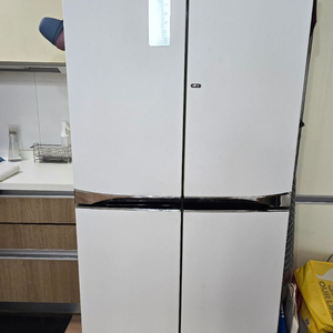 LG 디오스 4도어 냉장고 870L (화이트 필름 시공) 이미지