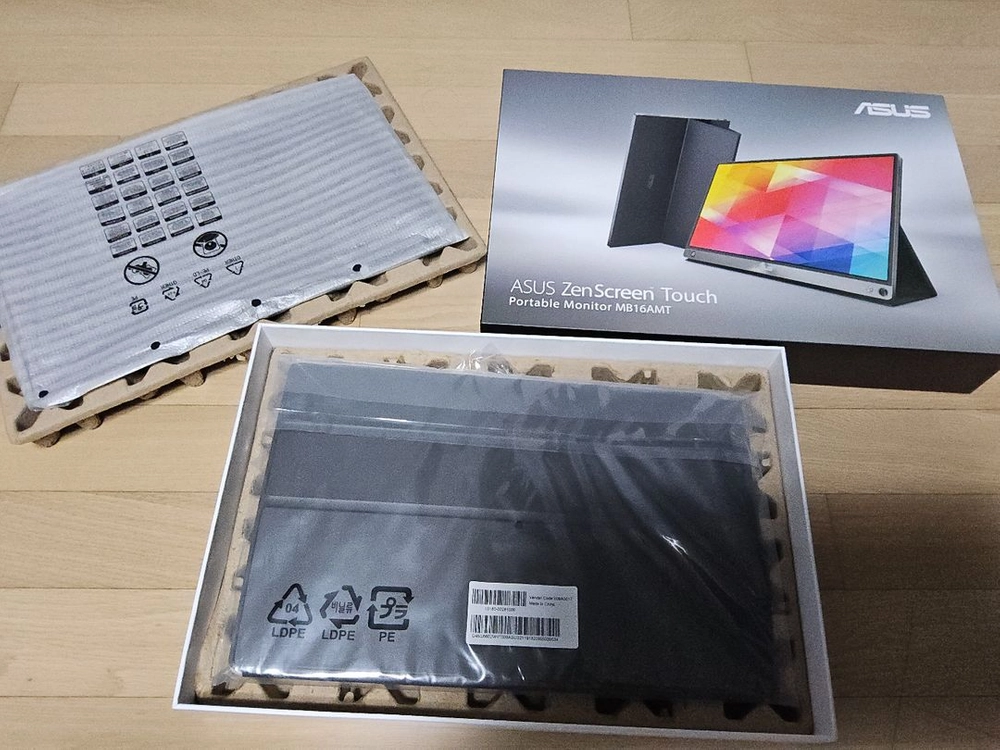 ASUS Zen Screen Touch MB16AMT 15.6인치 포터블 터치 모니터 이미지