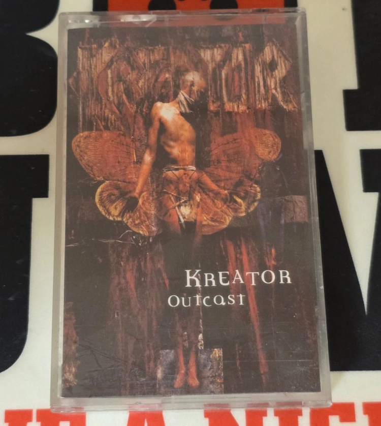 희귀 thrash metal 스래시 메탈 카세트테이프 크리에이타Kreator outcast 이미지
