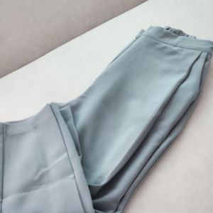 보웬 바지/ 간절기 뒷밴딩 슬랙스 팬츠 F 이미지