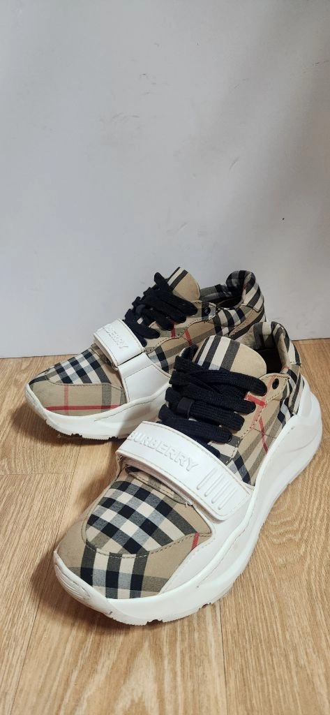 (36/230mm)버버리신발 체크패턴 버버리운동화 버버리스니커즈 이미지