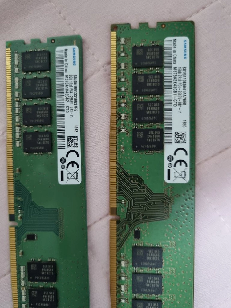 삼성 DDR4 16GB 2666V램/8GB 2666V램 팔아요 이미지