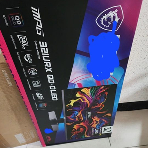 미개봉!!! MSI MPG 321URX 모니터 팝니다 이미지