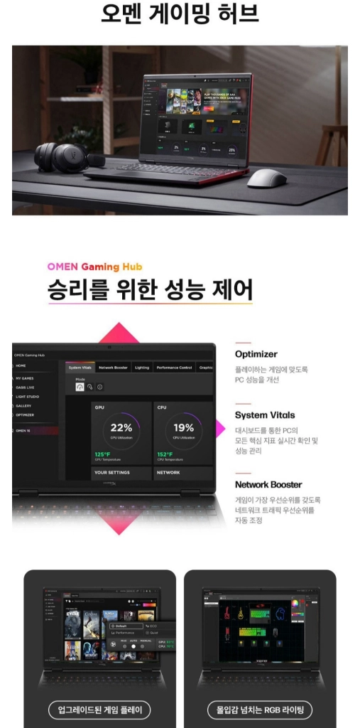 미개봉 HP 하이퍼엑스 오멘 15ㆍHyperX Omen ㆍ라이젠9ㆍrtx5060 게이밍 노트북 이미지