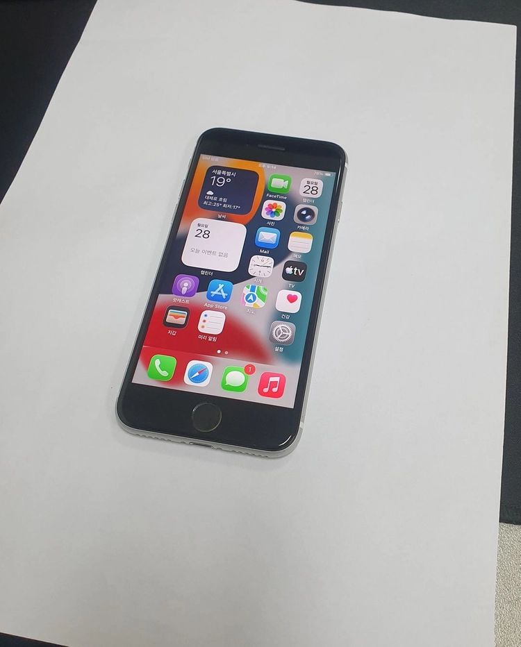 아이폰SE2 256GB 화이트 배터리100% 기능정상 중고폰 197732 이미지