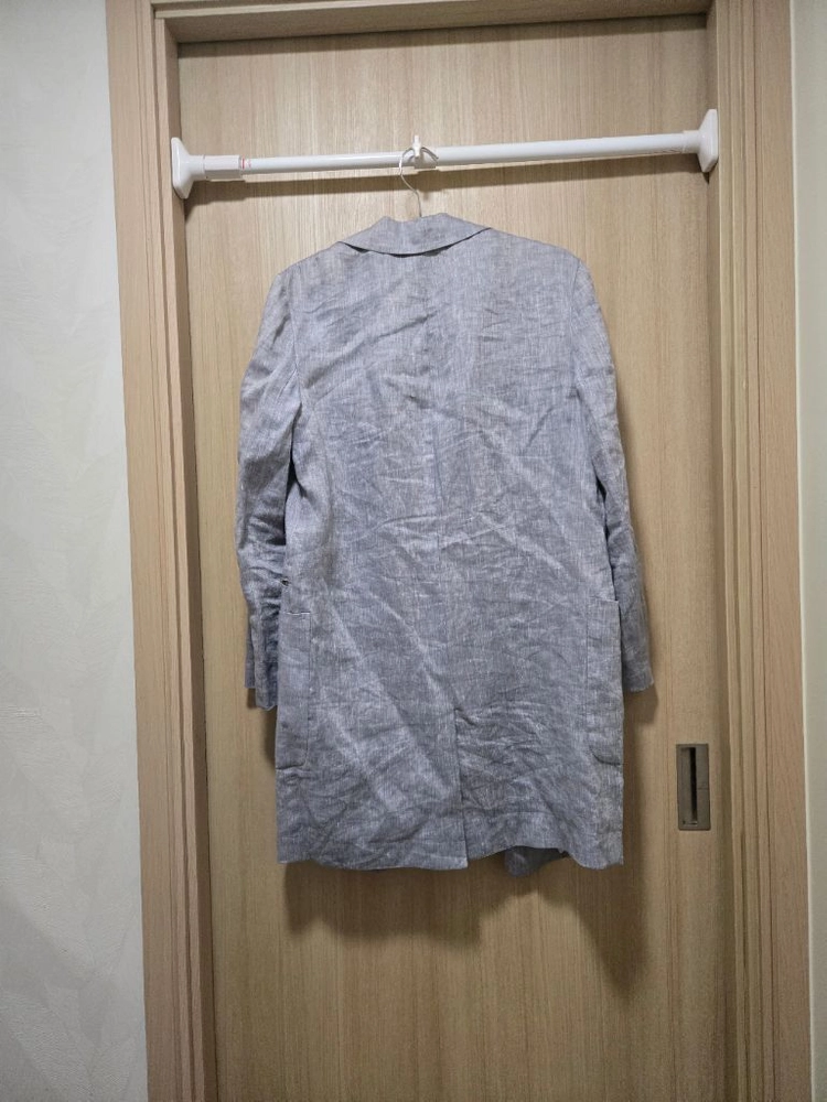 마쥬 린넨 마 100% 롱자켓 이미지
