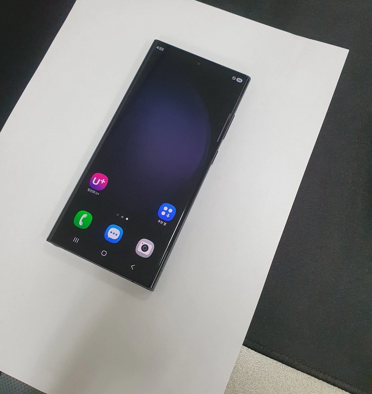갤럭시S23울트라 256GB 블랙 U+ 기능정상 중고폰 210491 이미지