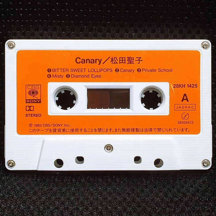 마츠다 세이코 Canary 카세트 테이프 이미지