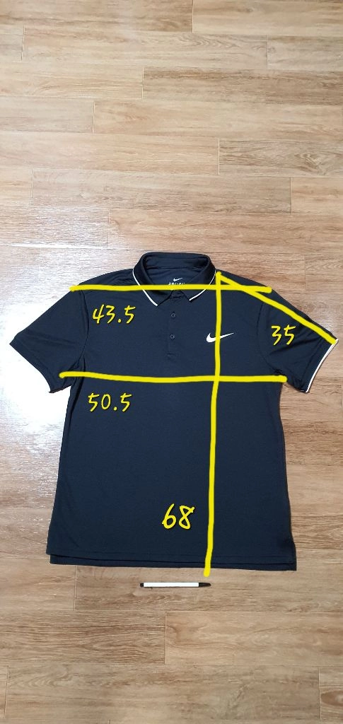 남.M) 나이키 남성 테니스 반팔티 Tennis / 검정색 헬스 트레이닝 실내스포츠 이미지