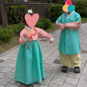 여아 남아 한복 ( 봄빛한복 ) 이미지