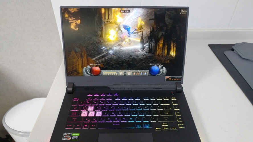 아수스 ROG 고성능 게이밍 노트북/라이젠7,RTX3050Ti 이미지