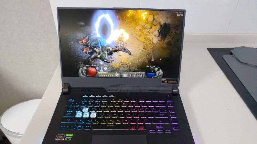 아수스 ROG 고성능 게이밍 노트북/라이젠7,RTX3050Ti 이미지