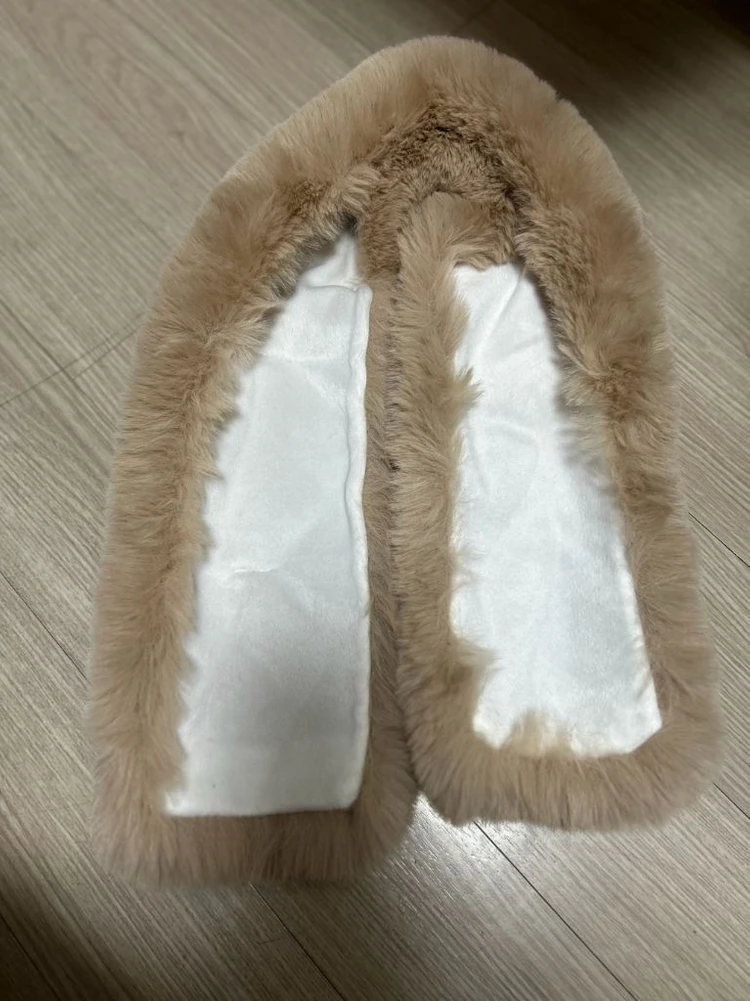 퍼 목도리 이미지