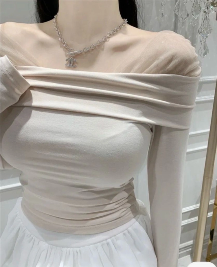 시스루 블라우스 이미지