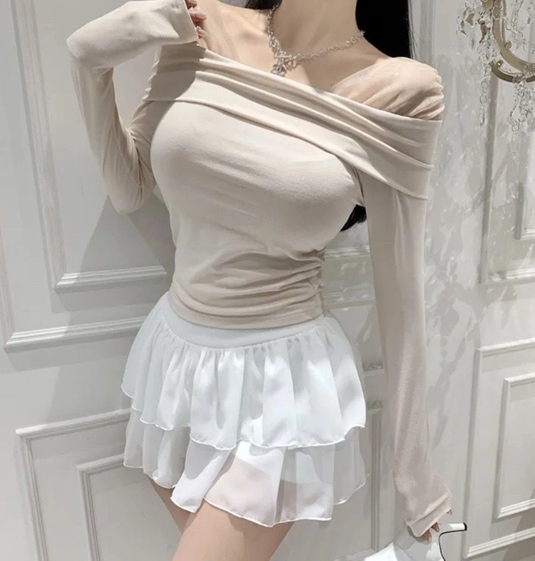 시스루 블라우스 이미지
