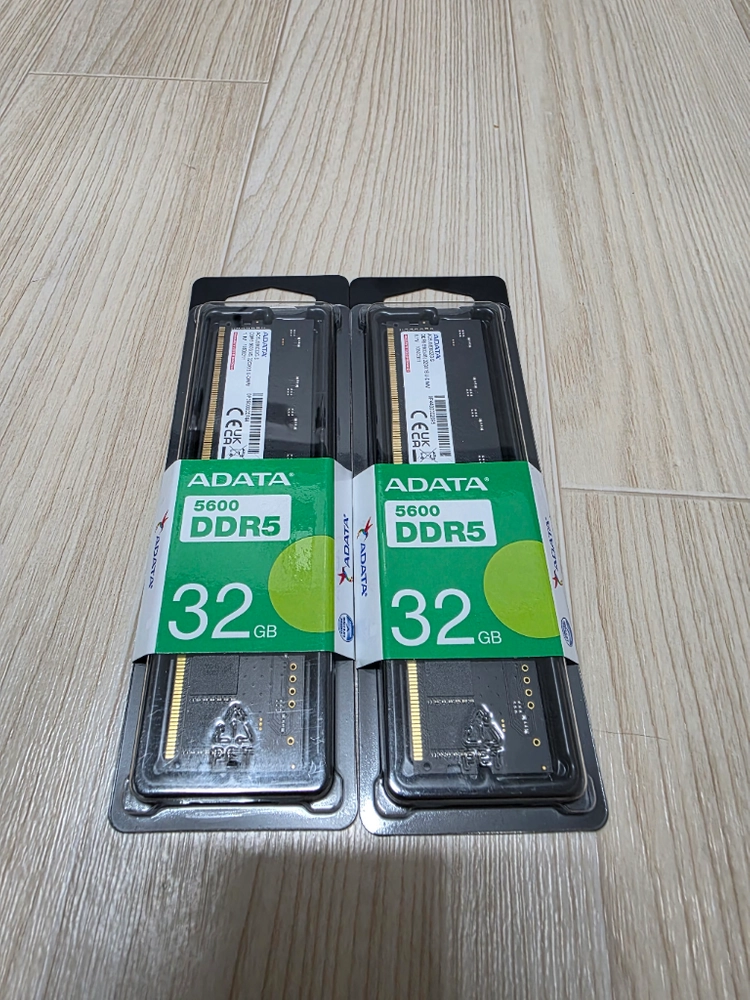ADATA DDR5 32GB 5600HZ 2개 팝니다. - 안심되는 중고거래