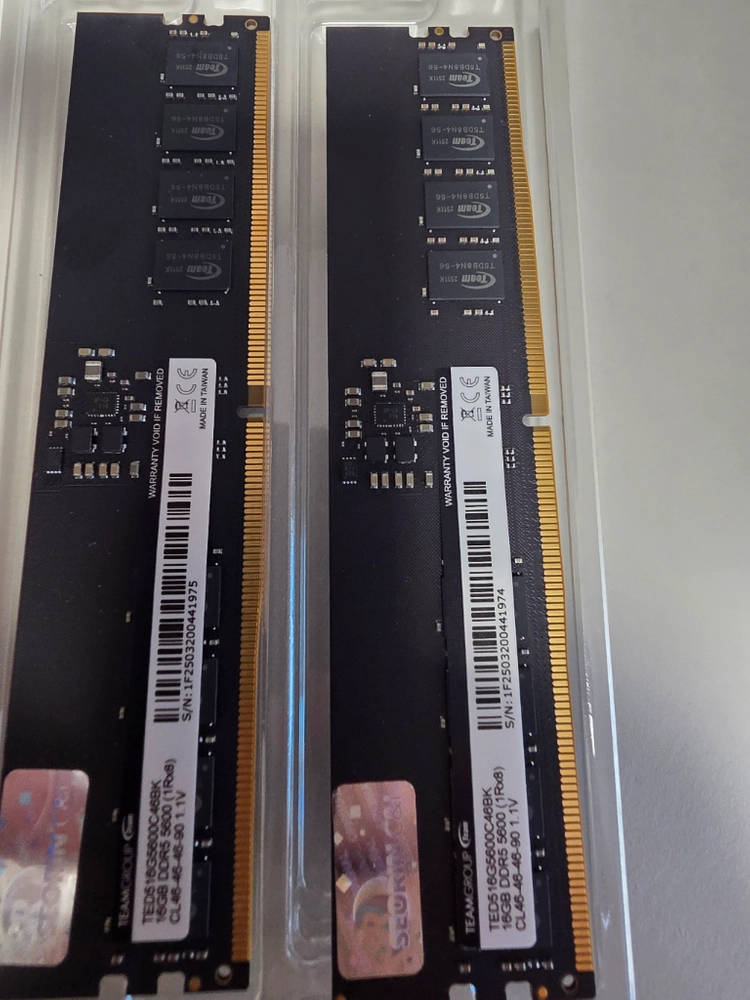 TeamGroup DDR5 5600 16GB 2 / 32GB 일괄 판매 - 안심되는 중고거래