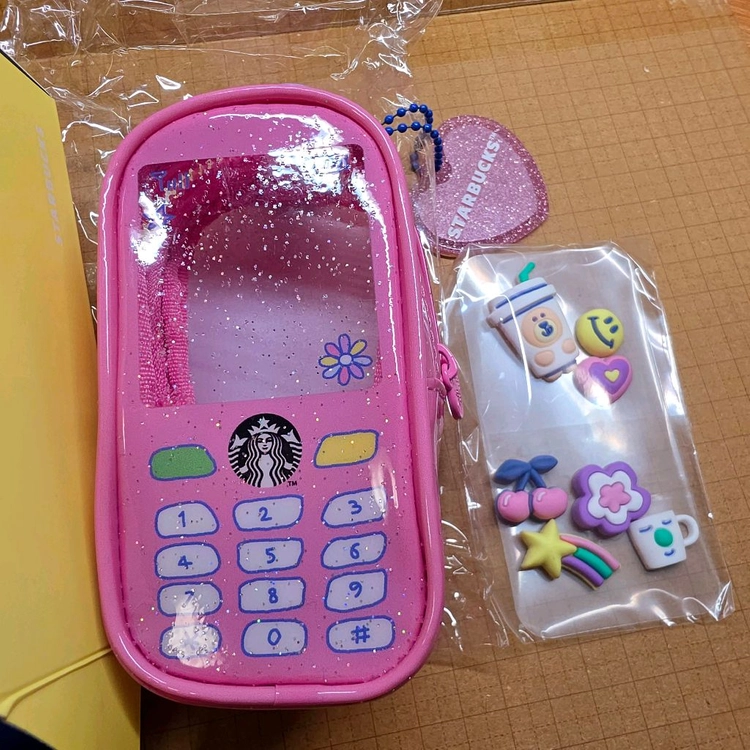 스타벅스 캠퍼스 베어리 파우치 키링 새상품 - 안심되는 중고거래