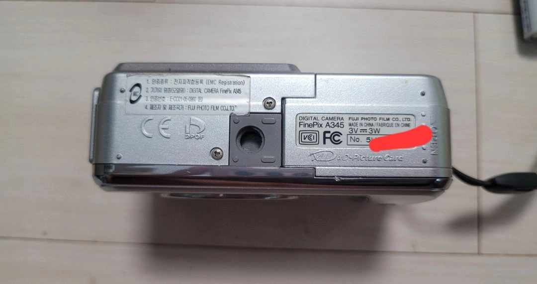 후지필름 파인픽스A345 디지털카메라 이미지