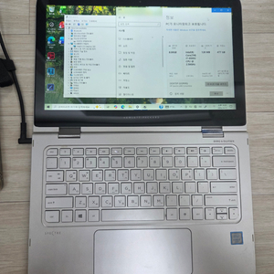 터치스크린 360도 회전 13인치 hp 노트북 이미지