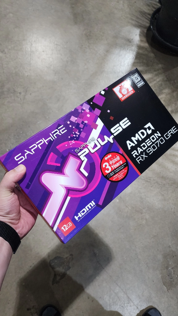 사파이어 RX 9070 GRE PULSE OC D6 12GB - 안심되는 중고거래