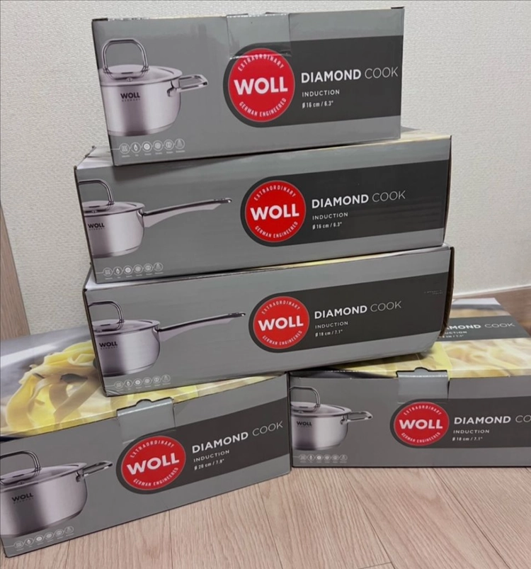 새상품)독일 WOLL 다이아몬드 쿡 스텐 편수냄비 18cm 판매합니다 이미지