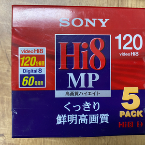 소니 8mm 캠코더 비디오테이프 Hi8 MP (5pack) 이미지