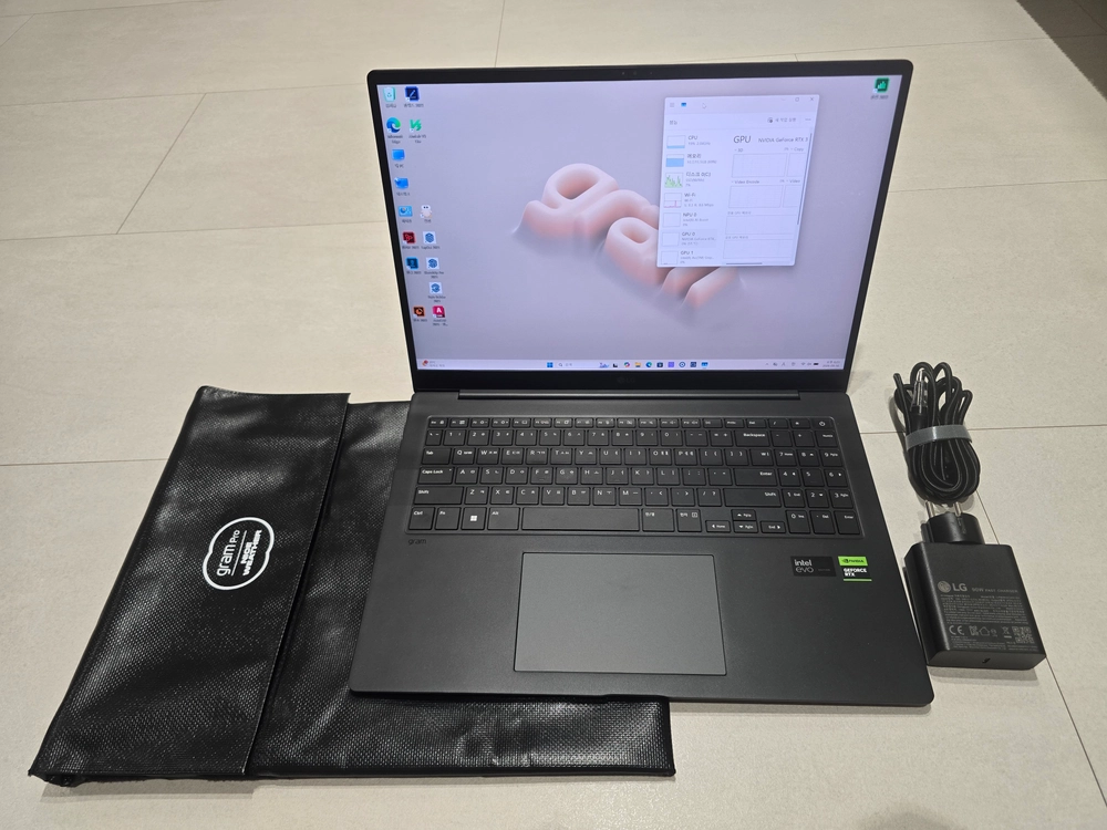 그램 PRO 16인치 외장그래픽 노트북 16Z90SP-EA5BK - A급 상태 이미지