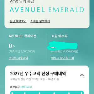 27년 롯데백화점 에메랄드 주차권 이미지