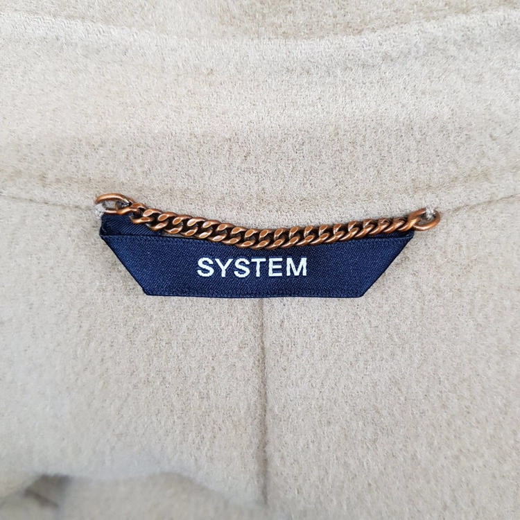한섬 시스템(SYSTEM) 2022 핸드메이드 벨티드 울 롱 코트 88-98-165사이즈 이미지