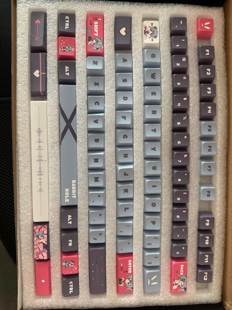 미쿠 레빗홀 pbt 키캡 139키 이미지