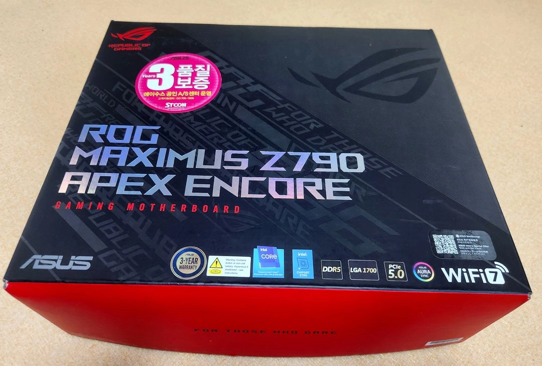 ASUS ROG MAXIMUS Z790 APEX ENCORE(AS 많이 남음) 이미지