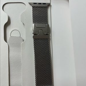 애플워치 티타늄 밀레니즈루프 내추럴 49mm M 이미지